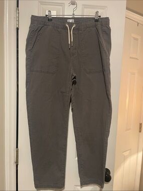 Women's Charcoal Drawstring Jogger Pants - Casual Everyday Wear